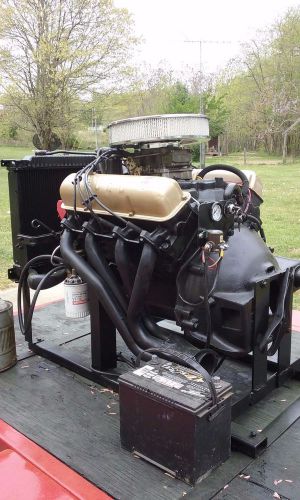 Ford 1964 fe 352 motor on stand w/ trailer