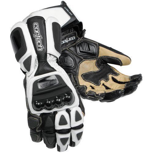 Cortech adrenaline 2 leather gloves white