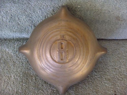 Oem v8 center ball grill piece for a 1949-1950 ford car shoe box used usa