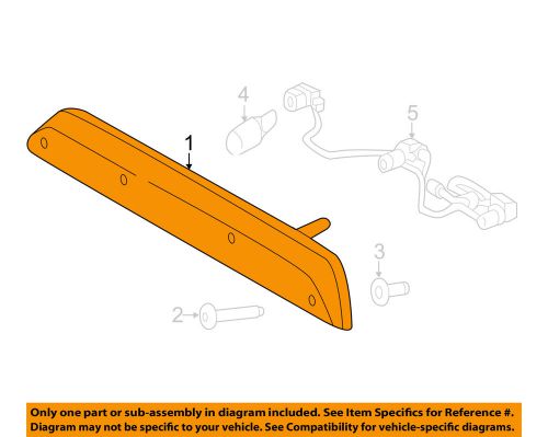 Ford oem 15-16 f-150-high mount brake light-high mount lamp fl3z13a613a