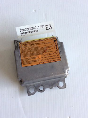 2009-2011 nissan versa oem airbag control module needs reset used