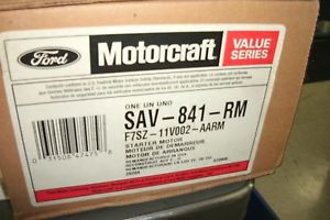 Motorcraft starter sav841rm ford f7sz11v002aarm