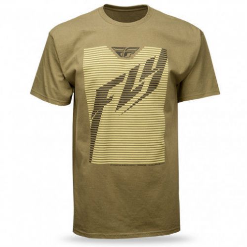 Fly racing shaded tee army green t-shirt size xlarge