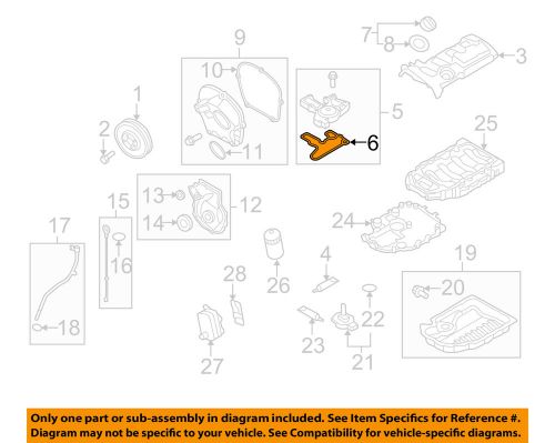 Vw volkswagen oem 09-16 cc engine parts-separator gasket 06h103484a