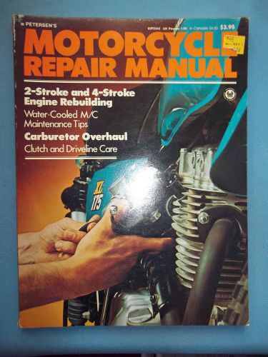 Petersen&#039;s motorcycle repair manual 1976