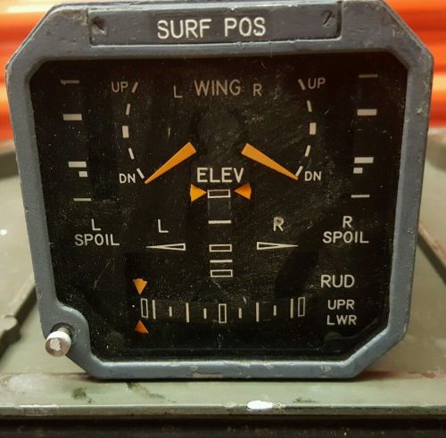 Weston boeing aircraft surface position indicator p/n 520642 s/n 01810522a
