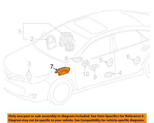 Toyota oem avalon supplemental restraint system-diagnostic module 8917007360