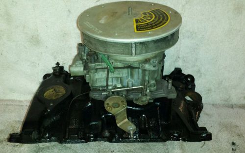 Mercruiser  omc  4.3 v/6 4 bbl carb and intake manifold