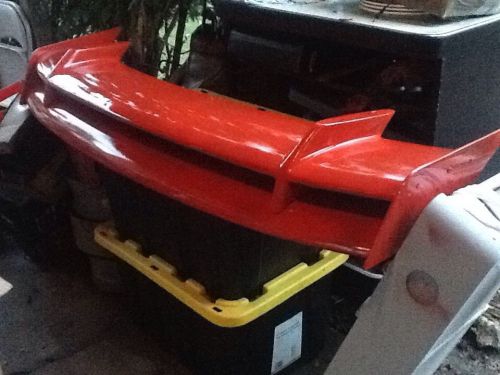 Front spoiler for mid 80&#039;s corvette orange color no hardware