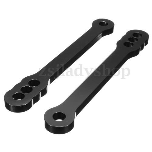Pair black motorcycle lowering links lower link kit for yamaha yzf r6 aluminum