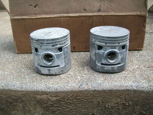 Nos ford flathead 85hp v8 set of 8 pistons .040 made in usa 3 ring