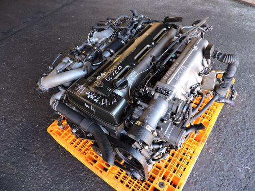 Toyota aristo supra 2jzgte 3.0l swap engine front sump auto jdm 1993 1997 #4 2jz