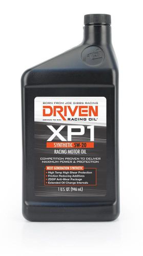 Driven racing oils 00007 joe gibbs xp 1 synthetic racing oil 5w 20 case of 12