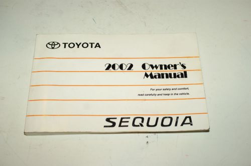 2002 toyota sequoia owners manual  02