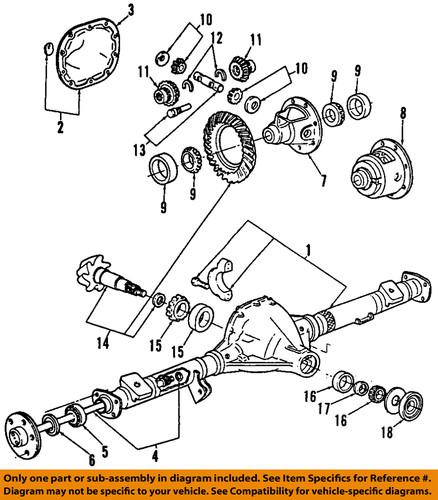 Ford oem 3w1z-1225-aa rear wheel bearing/wheel bearing