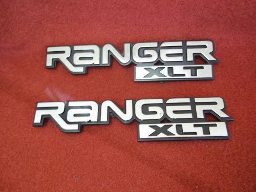 1980's-1990's ford ranger xlt fender emblems- ford ranger xlt emblems
