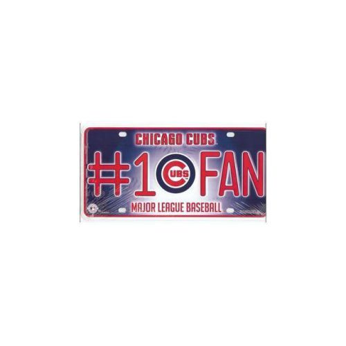 Chicago cubs #1 fan license plate - mtf5301