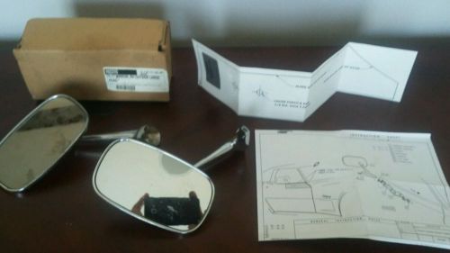 1975-1979 corvette outside mirror c3 lh &amp; rh large head