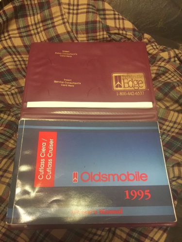 1995 oldsmobile olds cutlass ciera owners manual with case