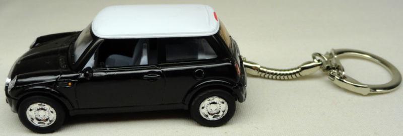 New mini cooper key chain black made by kinsmart