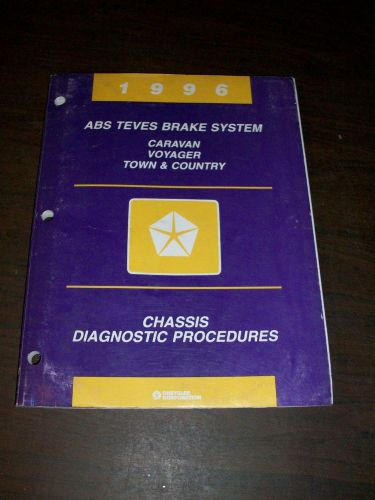 1996  abs teve breaking system caravan voyager t&amp;c dealer service manual shop