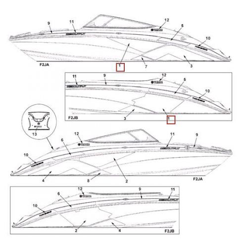 2014 yamaha 212x blue graphic 8