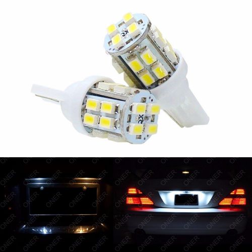2 x t10 xenon white 20 smd led 168 194 2825 w5w license plate light for acura rl