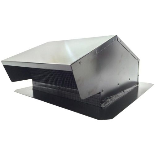 New builders best 012634 black metal roof vent cap (6&#034; - 8&#034; (3.25&amp;quot