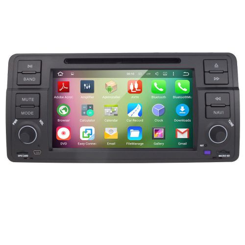 7" hd android 5.1 car radio gps dvr 3g for bmw 3er e46 m3 rover75 mg zt