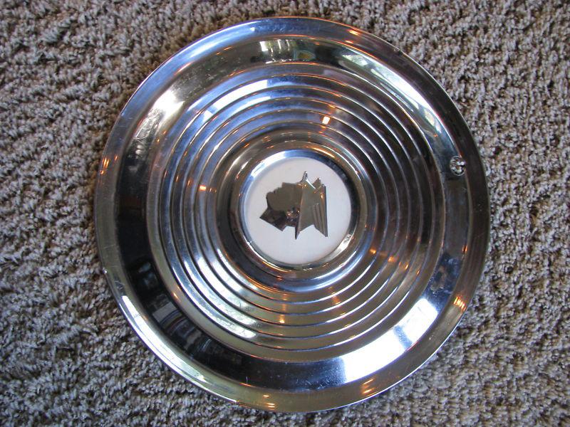 1956 56 mercury hubcap full wheel cover spinner flipper nice hub cap