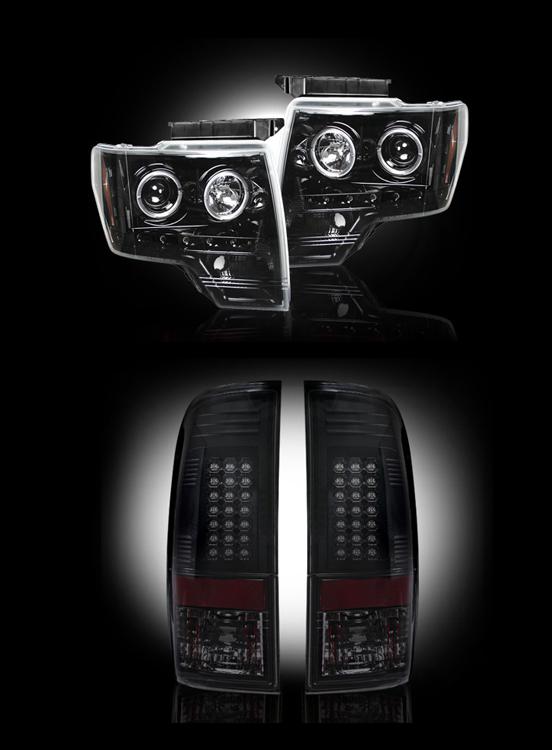 Buy RECON LED TAIL LIGHTS , CCFL PROJECTOR HEADLIGHTS (FORD 20082013