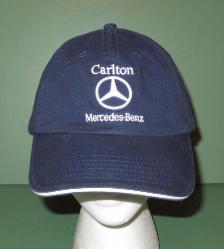 Carlton mercedes-benz baseball style hat cap adjustable blue greenville sc