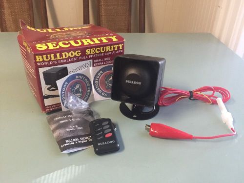 Bulldog security car alarm model 2010/1101 made in usa