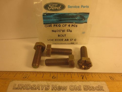 4 pc&#039;s in 1 unopened ford bag &#034;bolt&#034; m8-1.25 x 25, n601781-s36 nos free shipping