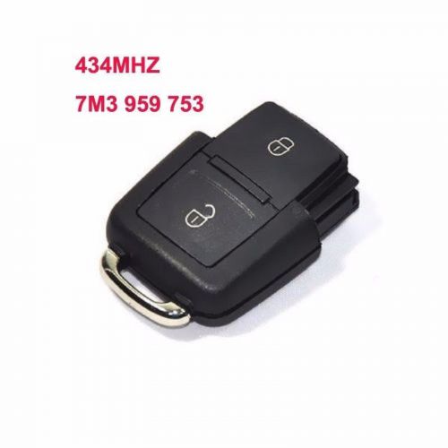Remote key 2 button 7m3959753 433mhz for volkswagen some sharan model (2004+)