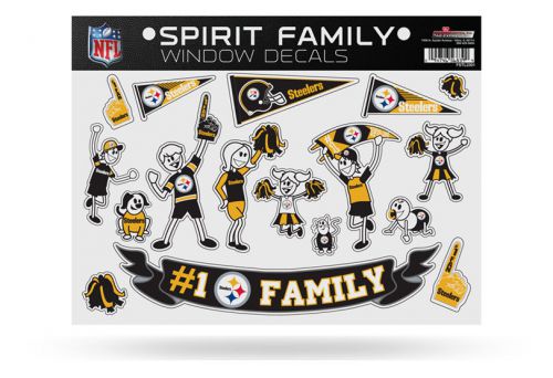 Pittsburgh steelers family decal set