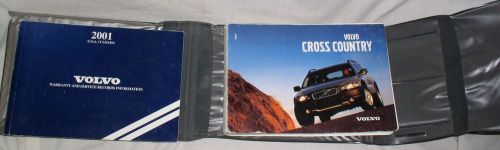 2001 volvo cross country owners manual guide book and new owner documents