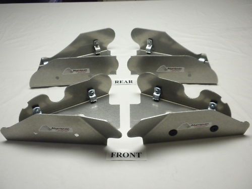 Arctic cat 700 650hi 08 front &amp; rear stick guards cv boot skid