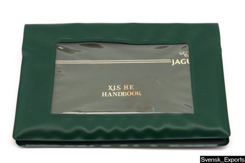 Jaguar xjs he 83-91 1984 owners manual set w/ holder case book owner&#039;s nice