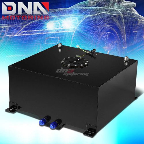 15.5 gallon light performance black coated aluminum fuel cell tank+level sender