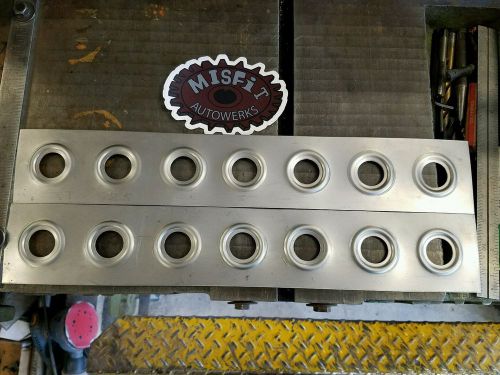 Beaded hole flat panel roll cage/chassis gussets