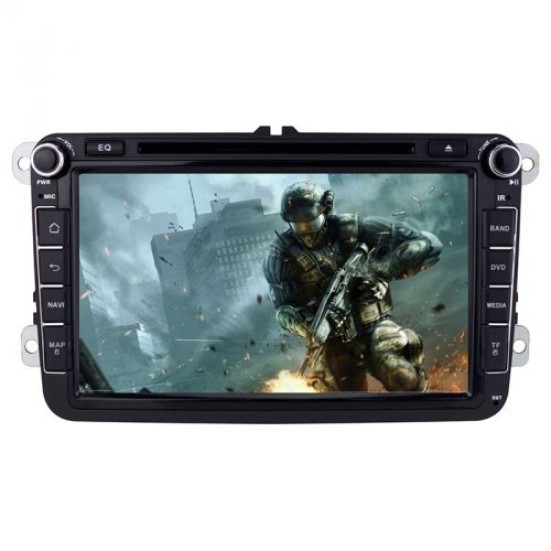 7&#034; car dvd player gps stereo touch screen 2 din 1080p radio hd for vw passat cc
