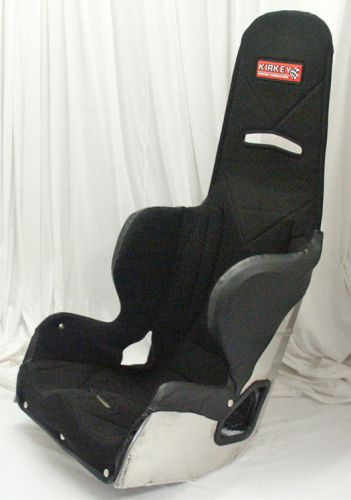 Kirkey racing seat cover replacment 16&#034; 2-rib blk cloth pn 36511 / 36000 series