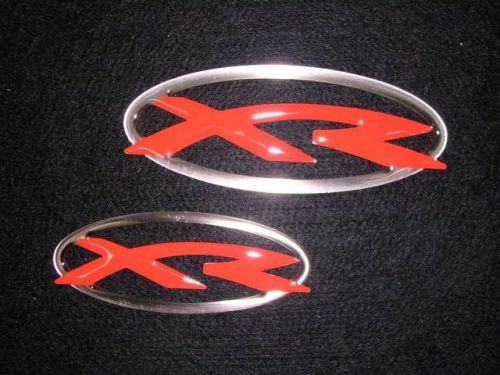 Ford falcon fg xr6 xr8 grille and boot badges to 2014 - blood ortange