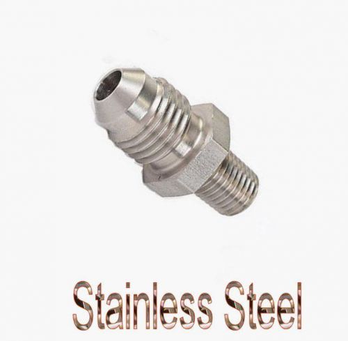 -4 an male to 1/16" npt ford efi fuel rail pressure adapter fitting -5q