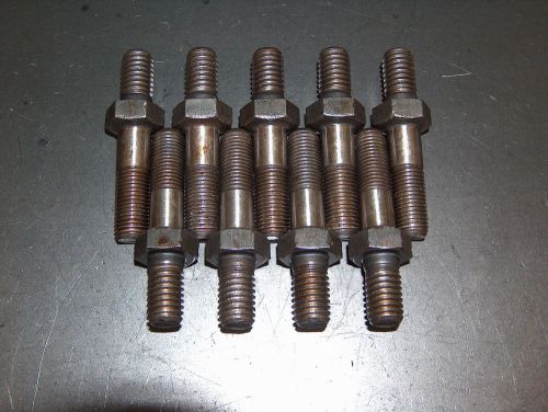 Partial set of (9) genuine gm chevy l88 big block gm nos rocker arm studs