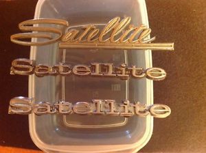 1972 plymouth satellite emblems