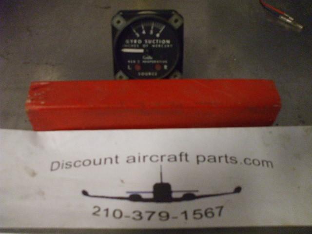 Cessna gyro suction gauge pn s-1435n2