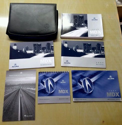 2004 acura mdx owners manual
