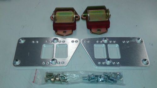 Ls swap kit motor mount plates 4 position billet aluminum conversion kit mounts